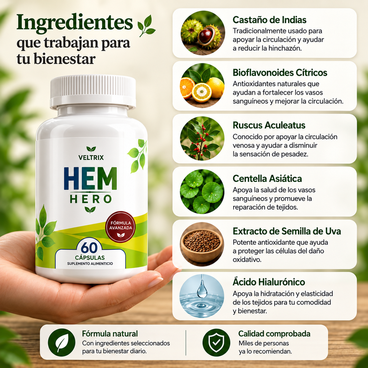 Veltrix™ Suplemento Para Eliminar Las Hemorroides